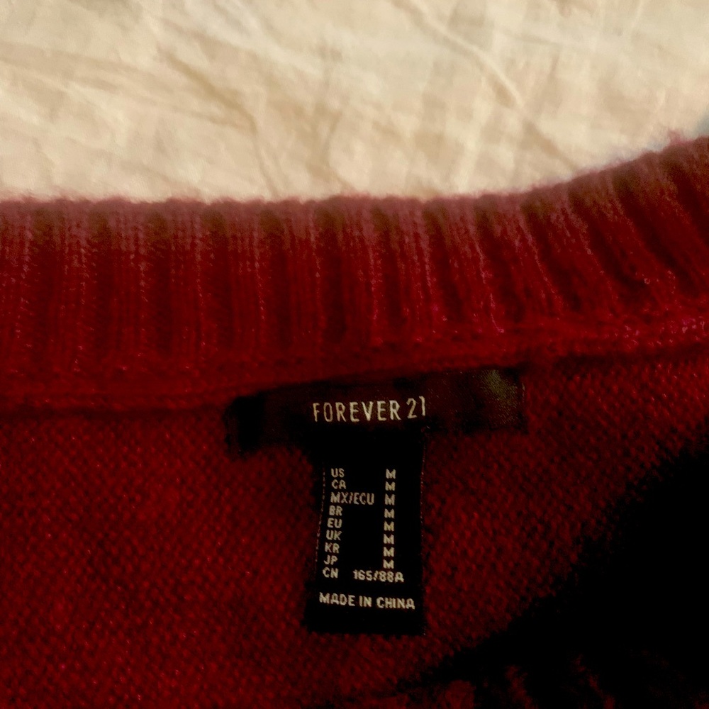 Burgundy sweater dress